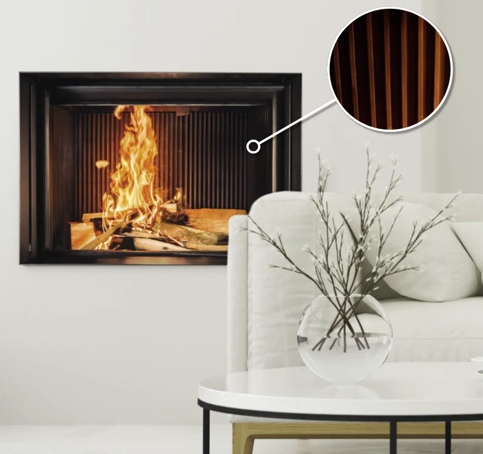 CONCEPT 790 Chimenea de leña (Una cara) BODART & GONAY