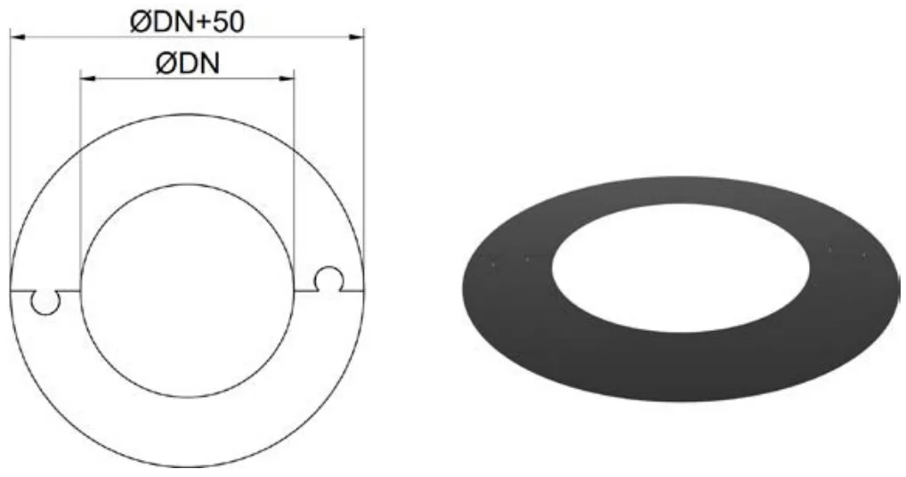Embellecedor plano Exoblack DW