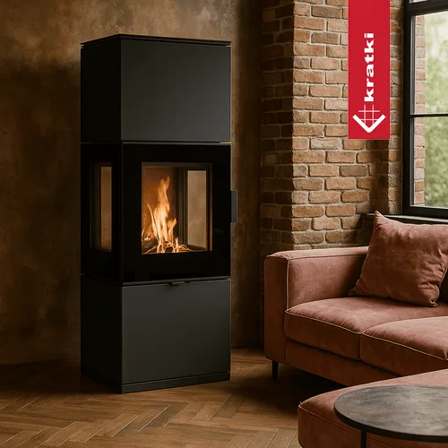 Estufa de leña de acero INGA 8 kW Ø 150