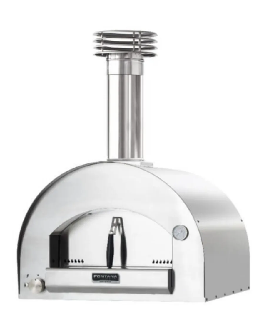 Horno de Gas Fontana Margherita Inoxidable