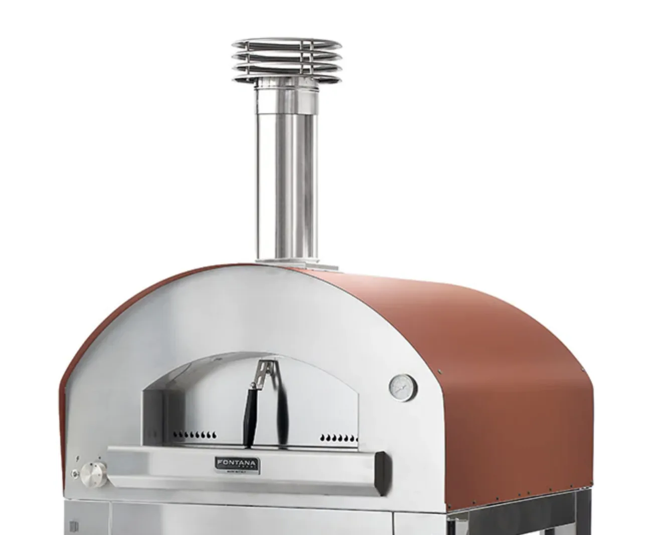 Horno de Gas Fontana Marinara Rojo