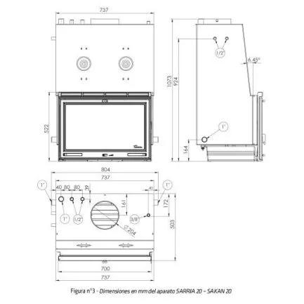 LACUNZA SAKAN 16 PLUS CALEFACTORA