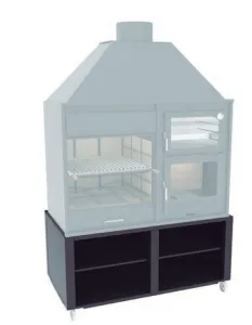 Mueble soporte con ruedas para barbacoa FUSION 160