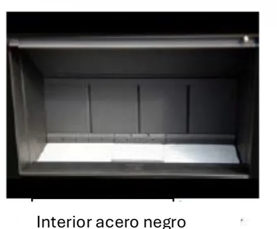 Acabado interior de acero negro Linea Smart BODART & GONAY
