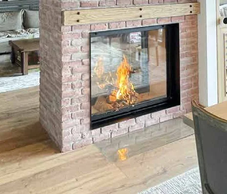 RegalFire Custom guillotina vertical 1x1 m doble