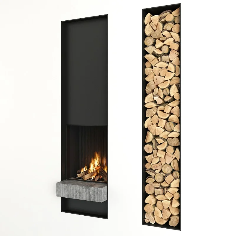 RegalFire Flat Architectural Vertical V-120x80